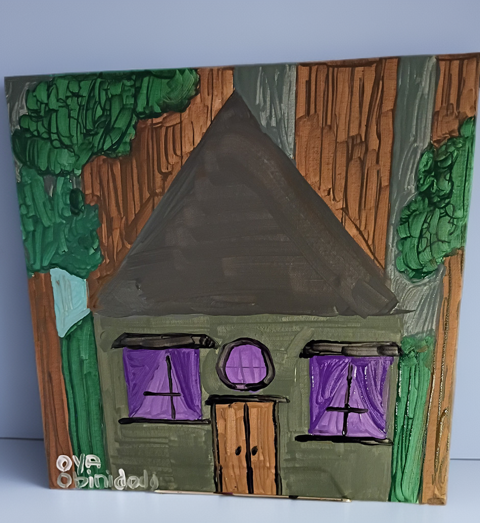 "Da House" Canvas Painting